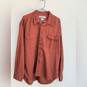 Men's Casual Linen Button Down Shirt